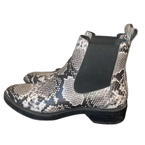 Treasure & Bond Womens Gabriela Pull On Ankle Boot Multicolor Snake Skin Size 7M - Picture 3 of 9